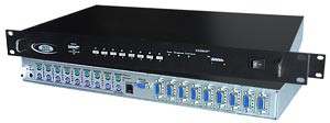 8 port PS/2 KVM Switch Rackmounted