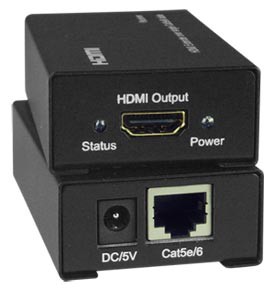 HDMI Extender Single Cat5 Remote 1080p HDTV Video Display 150 ft