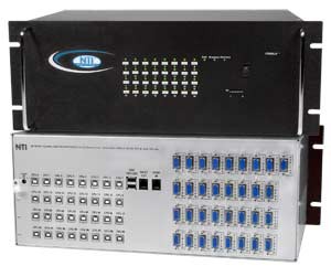 32 port USB KVM switch, rackmounted, OSD, RS232 Control