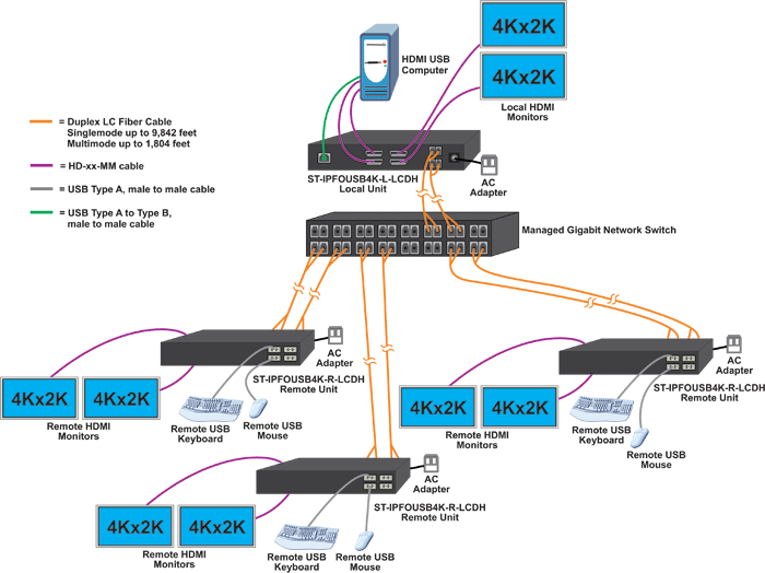 Point-to-Many Connection